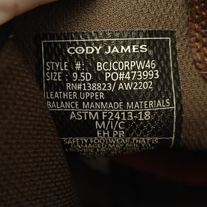 Vibram Black and Red Sole